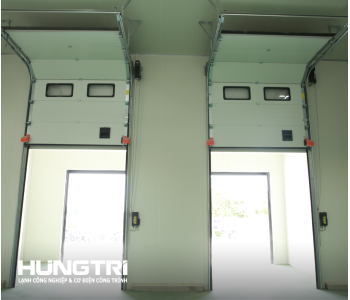 CỬA SECTIONAL DOOR TRƯỢT CONG